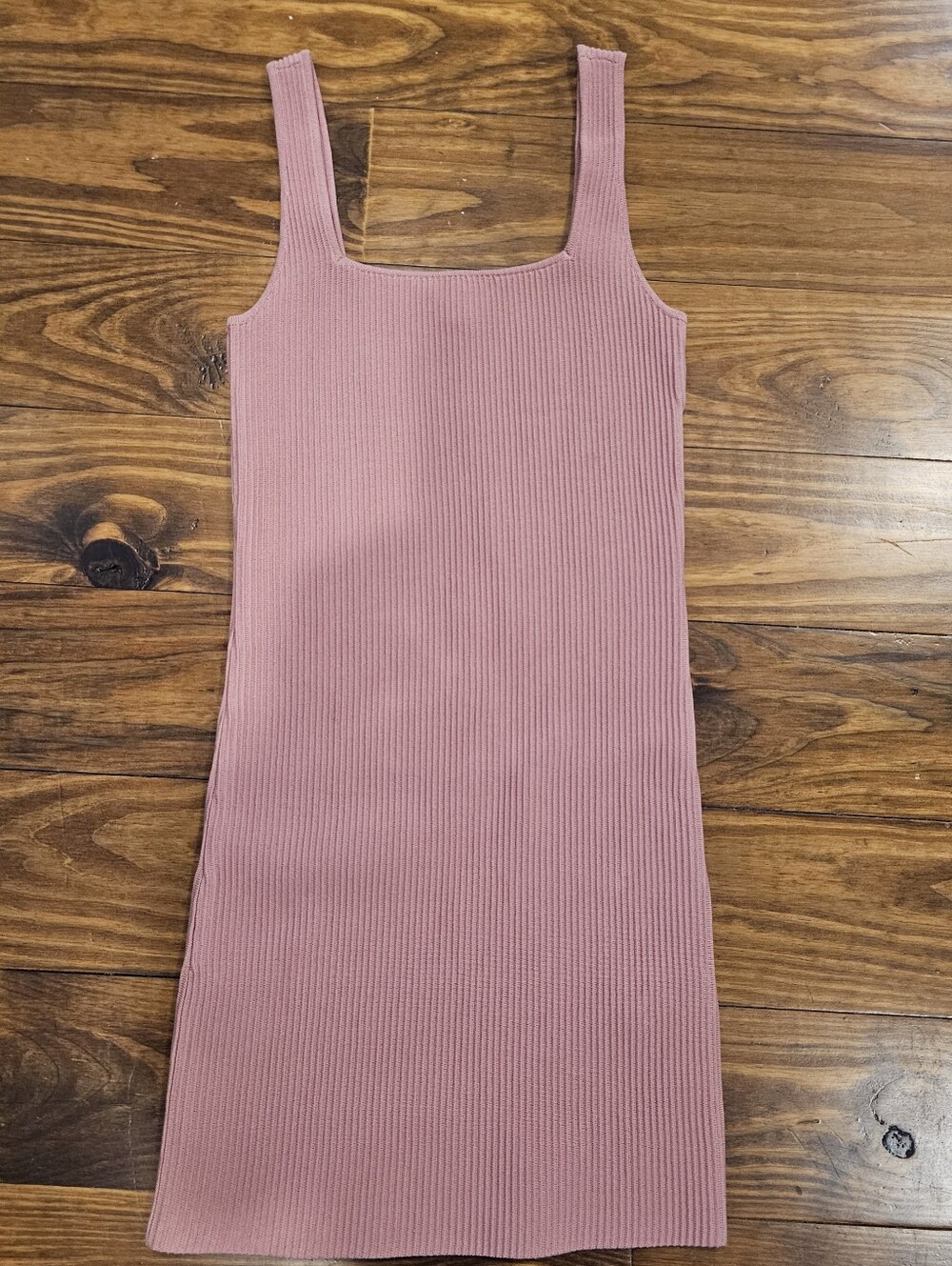Forever 21 S Pink Ribbed Bodycon Dress Stretch Compression Mini